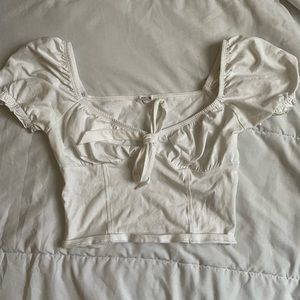 garage crop top size S